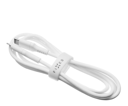 Kabel FIXED Kabel Liquid Silicone USB-C/Lightning 2m biały FIXDLS-CL2-WH